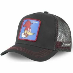Capslab Casquette trucker avec filet Woody Woodpeacker Woody for Accessoires textile Couleur Noir