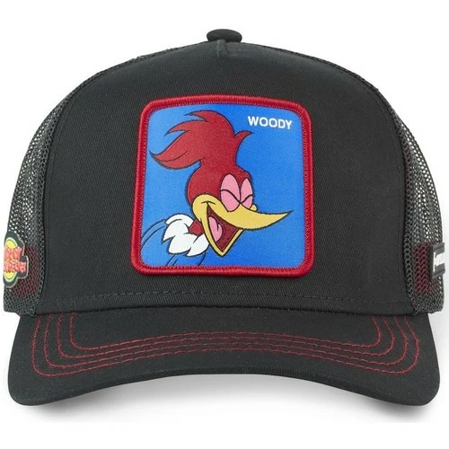 Capslab Casquette trucker avec filet Woody Woodpeacker Woody for Accessoires textile Couleur Noir 2 Capslab Casquette trucker avec filet Woody Woodpeacker Woody for Accessoires textile Couleur Noir – Image 2