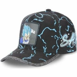 Capslab Casquette adulte Street Dragon Ball Super Vegeta for Accessoires textile Couleur Noir