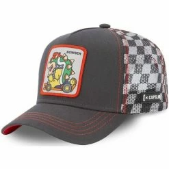 Capslab Casquette adulte Mario Kart Bowser for Accessoires textile Couleur Marron