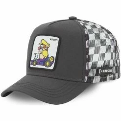 Capslab Casquette adulte Mario Kart Wario for Accessoires textile Couleur Gris