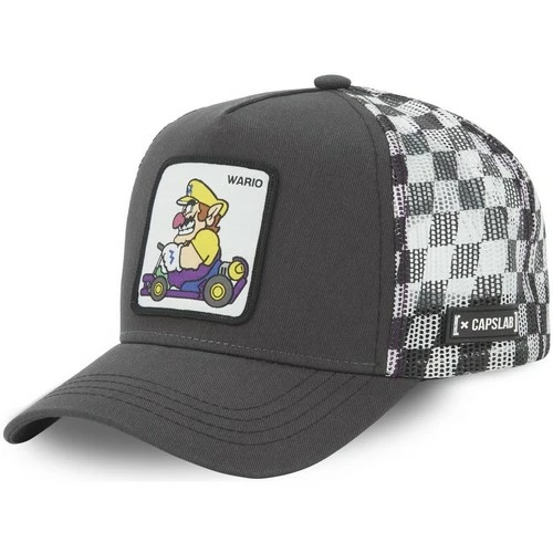 Capslab Casquette adulte Mario Kart Wario for Accessoires textile Couleur Gris 1 Capslab Casquette adulte Mario Kart Wario for Accessoires textile Couleur Gris