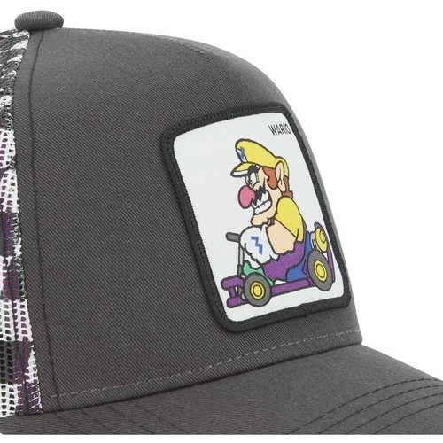 Capslab Casquette adulte Mario Kart Wario for Accessoires textile Couleur Gris 3 Capslab Casquette adulte Mario Kart Wario for Accessoires textile Couleur Gris – Image 3