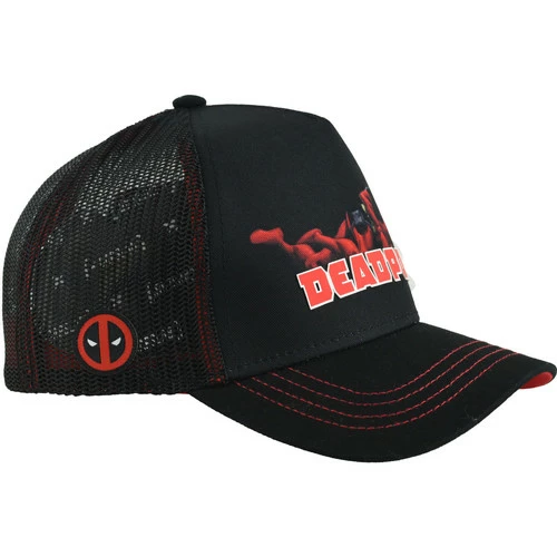 Capslab Marvel Deadpool Cap for Accessoires textile Couleur Noir 2 Capslab Marvel Deadpool Cap for Accessoires textile Couleur Noir – Image 2