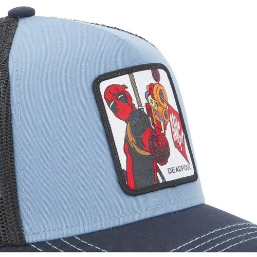 Capslab Casquette trucker Marvel Deadpool for Accessoires textile Couleur Bleu 3 Capslab Casquette trucker Marvel Deadpool for Accessoires textile Couleur Bleu – Image 3