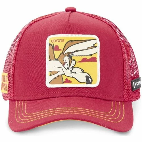Capslab Casquette adulte Looney Tunes Coyote for Accessoires textile Couleur Rouge 2 Capslab Casquette adulte Looney Tunes Coyote for Accessoires textile Couleur Rouge – Image 2