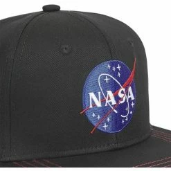 Capslab Casquette visière plate Nasa Usa for Accessoires textile Couleur Noir -Capslab Soldes Magasin 23512112 500 C