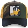 Capslab Looney Tunes Daffy Duck Trucker for Accessoires textile Couleur Olive, Noir