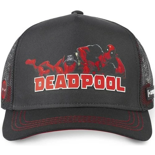 Capslab Casquette trucker Marvel Deadpool for Accessoires textile Couleur Noir 2 Capslab Casquette trucker Marvel Deadpool for Accessoires textile Couleur Noir – Image 2