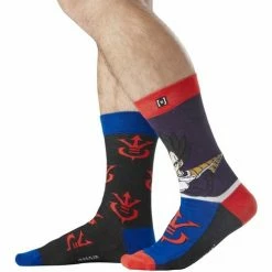 Capslab Paire de chaussettes de ville Dragon Ball Z Veg for Chaussettes et collants Couleur Bleu -Capslab Soldes Magasin 23807820 500 C