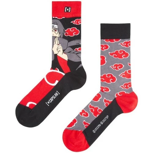 Capslab Paire de chaussettes de ville Naruto Shippuden Itachi for Chaussettes et collants Couleur Rouge 2 Capslab Paire de chaussettes de ville Naruto Shippuden Itachi for Chaussettes et collants Couleur Rouge – Image 2