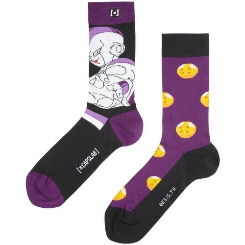 Capslab Paire de chaussettes de ville Dragon Ball Z Fre for Chaussettes et collants Couleur Violet 2 Capslab Paire de chaussettes de ville Dragon Ball Z Fre for Chaussettes et collants Couleur Violet – Image 2