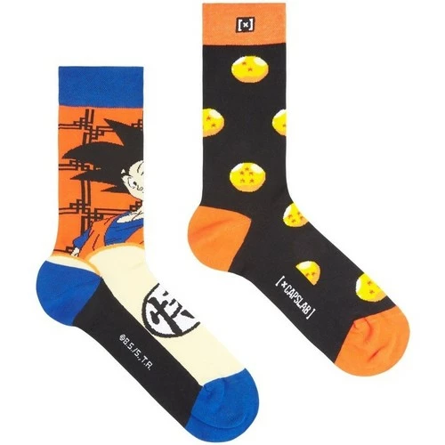 Capslab Paire de chaussettes de ville Dragon Ball Z Gok for Chaussettes et collants Couleur Orange 1 Capslab Paire de chaussettes de ville Dragon Ball Z Gok for Chaussettes et collants Couleur Orange