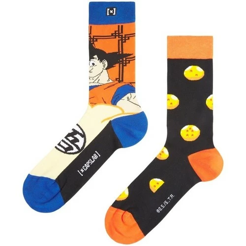 Capslab Paire de chaussettes de ville Dragon Ball Z Gok for Chaussettes et collants Couleur Orange 2 Capslab Paire de chaussettes de ville Dragon Ball Z Gok for Chaussettes et collants Couleur Orange – Image 2