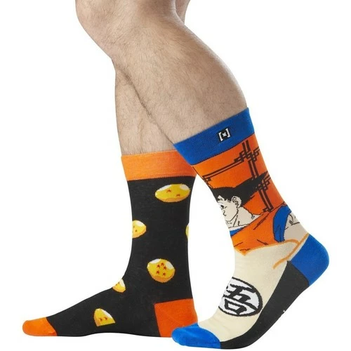 Capslab Paire de chaussettes de ville Dragon Ball Z Gok for Chaussettes et collants Couleur Orange 3 Capslab Paire de chaussettes de ville Dragon Ball Z Gok for Chaussettes et collants Couleur Orange – Image 3