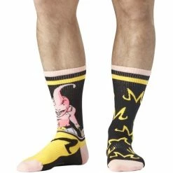 Capslab Paire de chaussettes de sport Dragon Ball Z Buu for Chaussettes et collants Couleur Jaune -Capslab Soldes Magasin 23846586 500 C