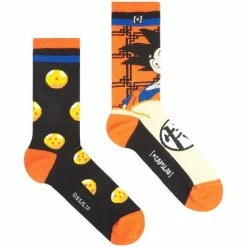 Capslab Paire de chaussettes de sport Dragon Ball Z Gok for Chaussettes et collants Couleur Orange