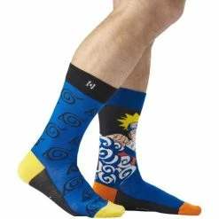 Capslab Paire de chaussettes de ville Naruto Naruto for Chaussettes et collants Couleur Bleu -Capslab Soldes Magasin 23846591 500 C