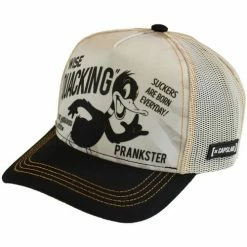 Capslab Looney Tunes Daffy Trucker for Accessoires textile Couleur Gris, Noir
