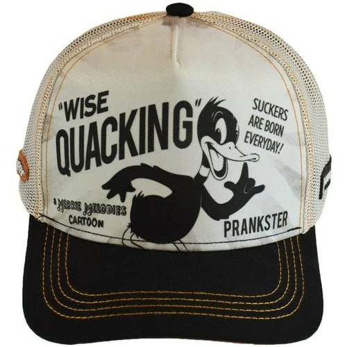 Capslab Looney Tunes Daffy Trucker for Accessoires textile Couleur Gris, Noir 2 Capslab Looney Tunes Daffy Trucker for Accessoires textile Couleur Gris, Noir – Image 2