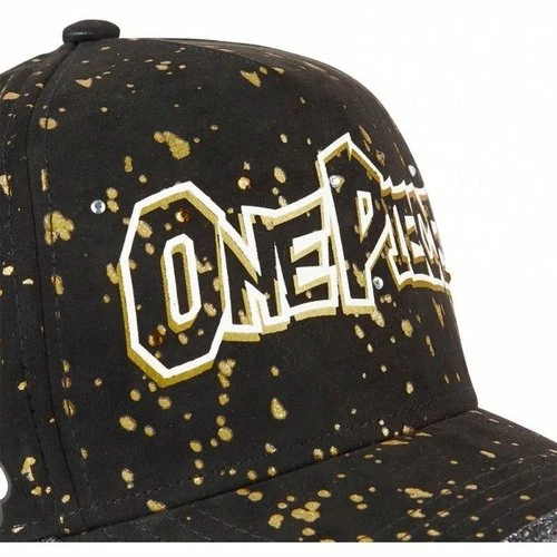 Capslab ONE PIECE Casquette Homme LOG 2 Noir Doré for Accessoires textile Couleur Noir 2 Capslab ONE PIECE Casquette Homme LOG 2 Noir Doré for Accessoires textile Couleur Noir – Image 2