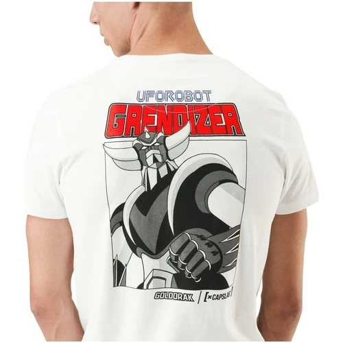 Capslab Tee shirt homme en coton Goldorak for T-shirts & Polos Couleur Blanc 2 Capslab Tee shirt homme en coton Goldorak for T-shirts & Polos Couleur Blanc – Image 2