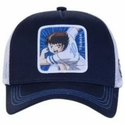 Capslab Casquette Trucker Freegun Capitaine Tsubasa for Accessoires textile Couleur white/blue